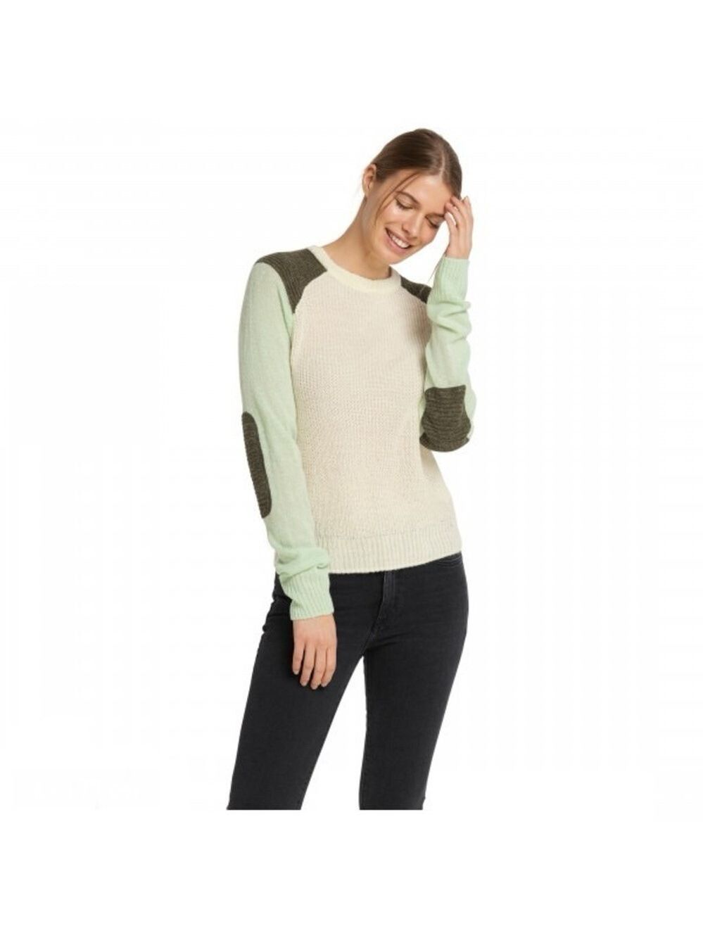 Kari Traa FÆRE KNIT Sweater Large Minty Colour Lightweight Delicate Outdoor
